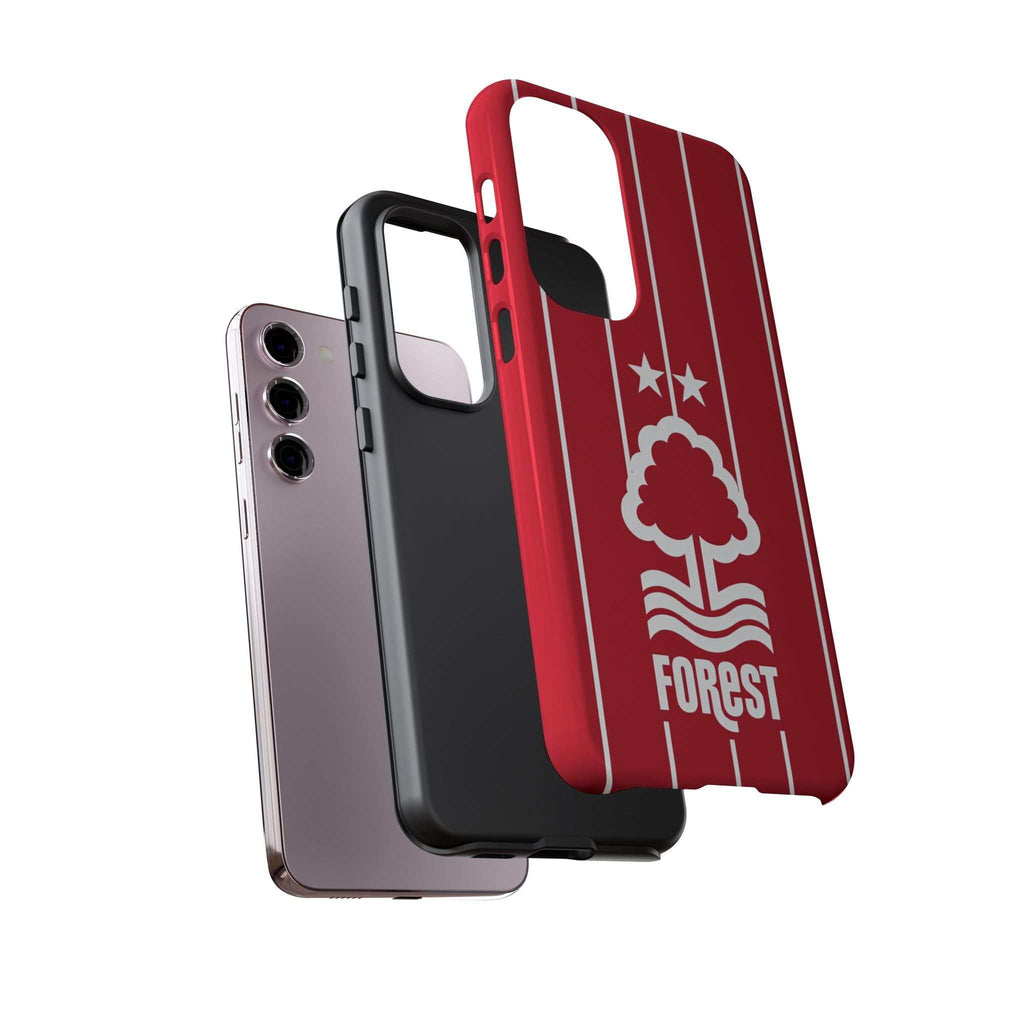 Nottingham Forest Magnetic Samsung phone case with red club colors and dual-layer shock protection