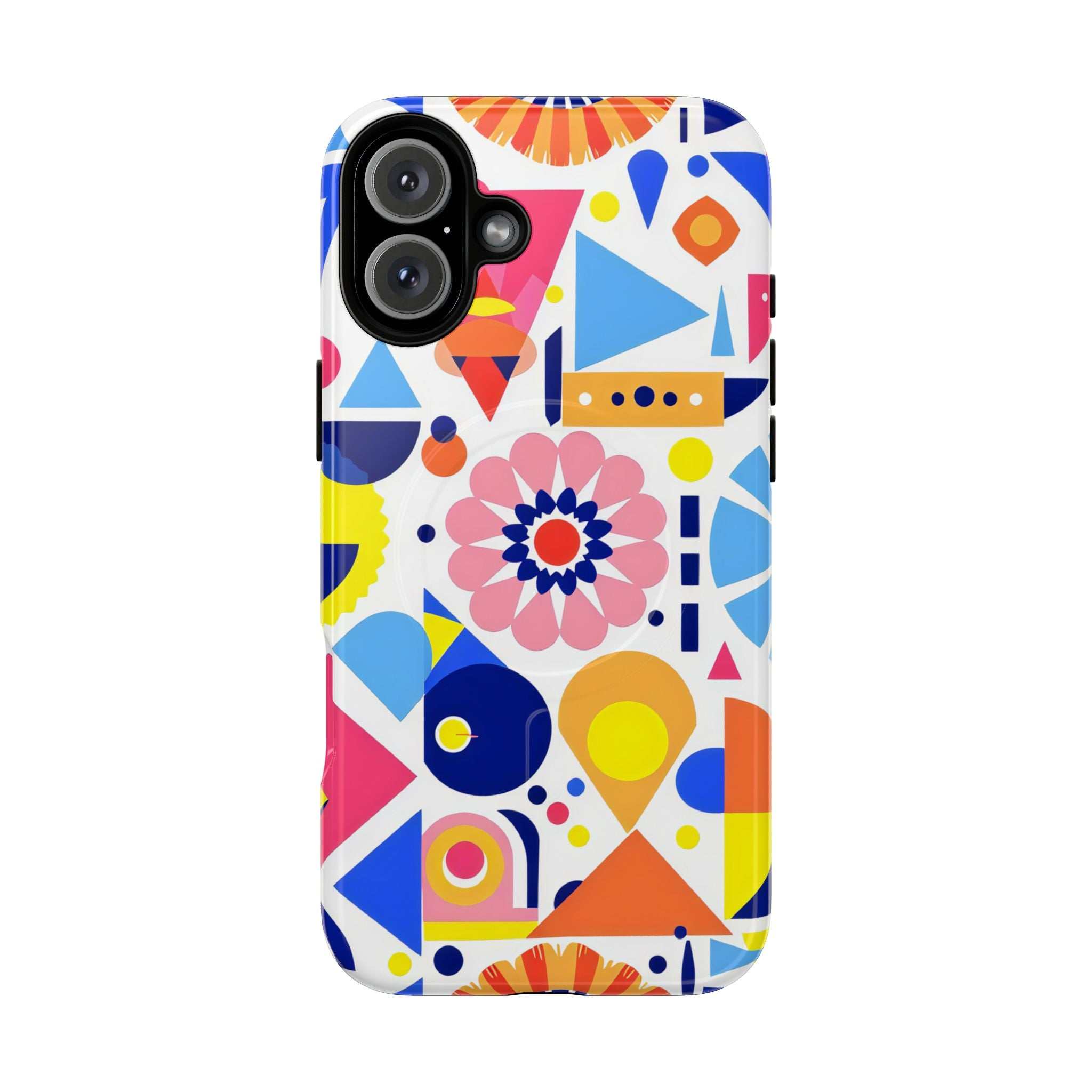 Bright Geo Print iPhone Magsafe Phone Case