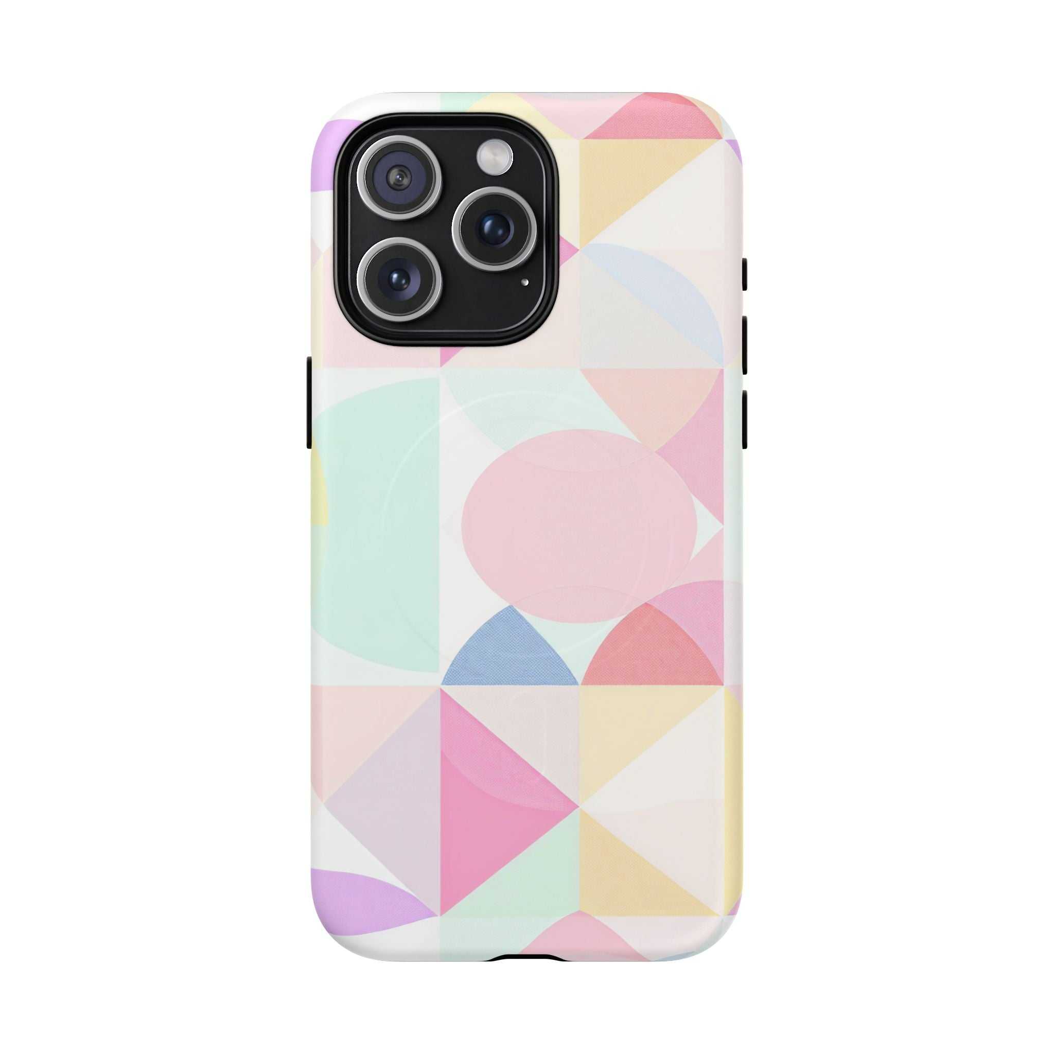 Pastel Geo Print iPhone Magsafe Phone Case