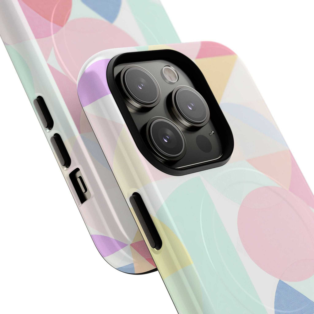 Pastel Geo Print iPhone Magsafe Phone Case