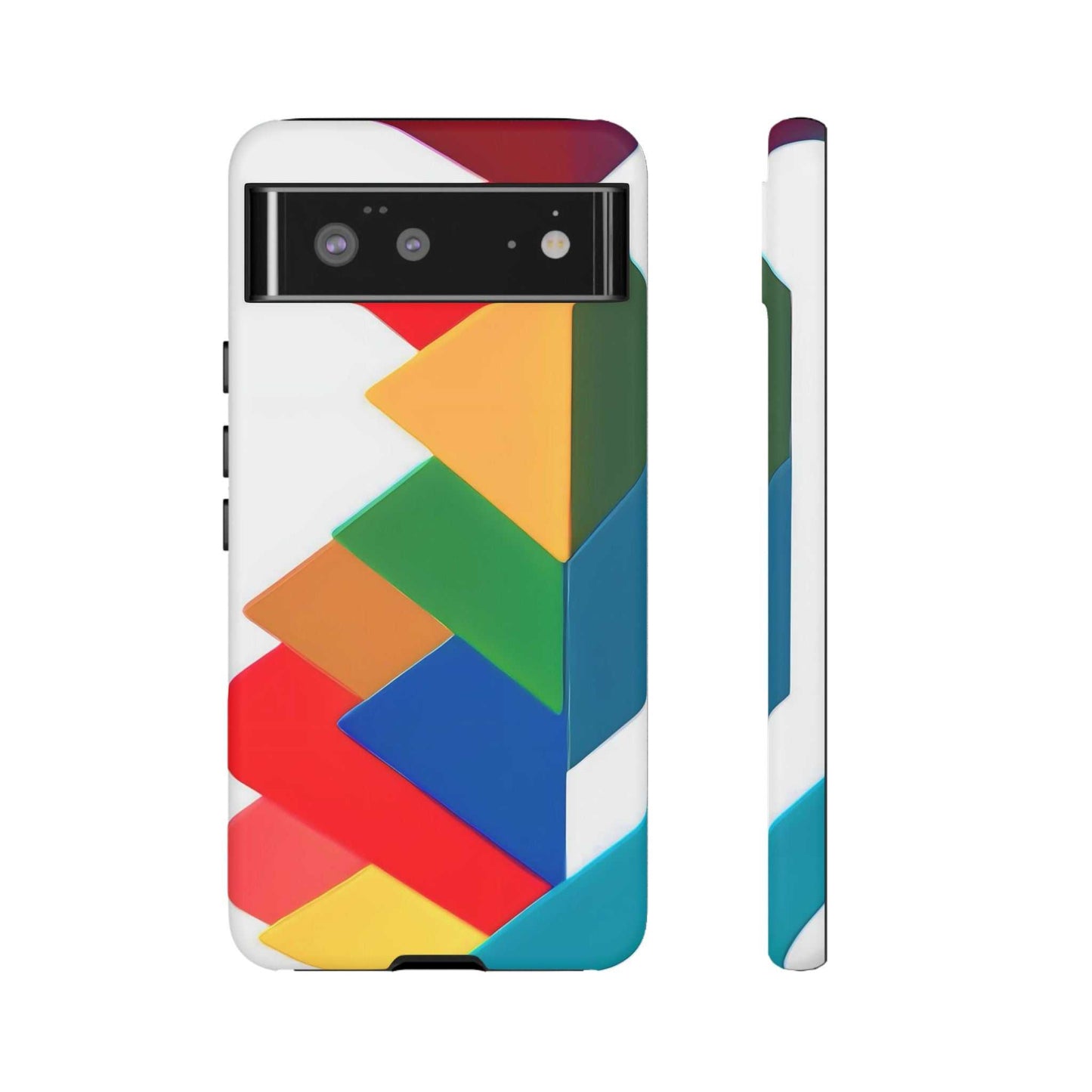 Colourful Print Google Pixel Phone Case designed by Littlebitz