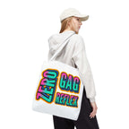 Zero Gag Reflex Tote Bag with cheeky design, durable spun polyester, multiple sizes and handle colors, lightweight and reusable