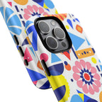 Bright Geo Print iPhone Magsafe Phone Case