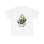 Cactus Expert Fun Graphic T-Shirt with humorous cactus design on soft cotton fabric