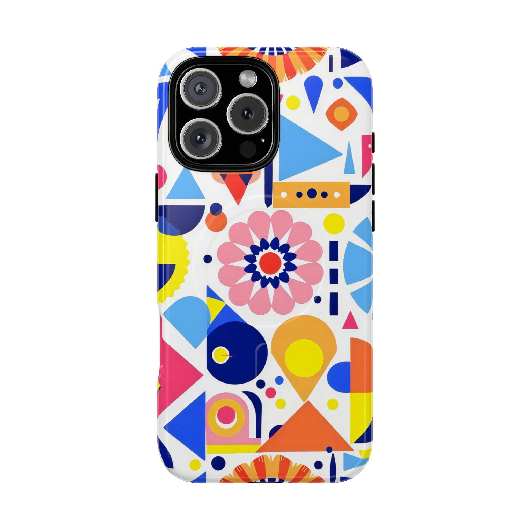 Bright Geo Print iPhone Magsafe Phone Case