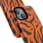 Orange Tiger Print iPhone Magsafe Phone Case