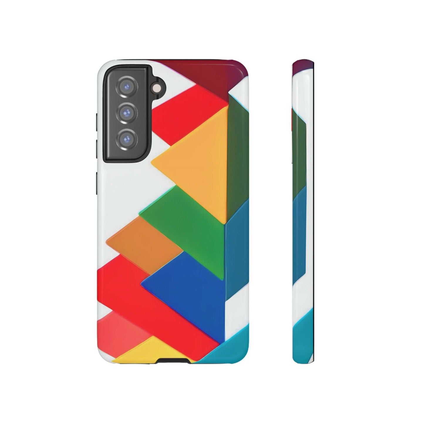 Colourful Print Samsung Phone Case Designed By Littlebitz 