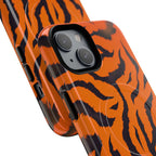Orange Tiger Print iPhone Magsafe Phone Case