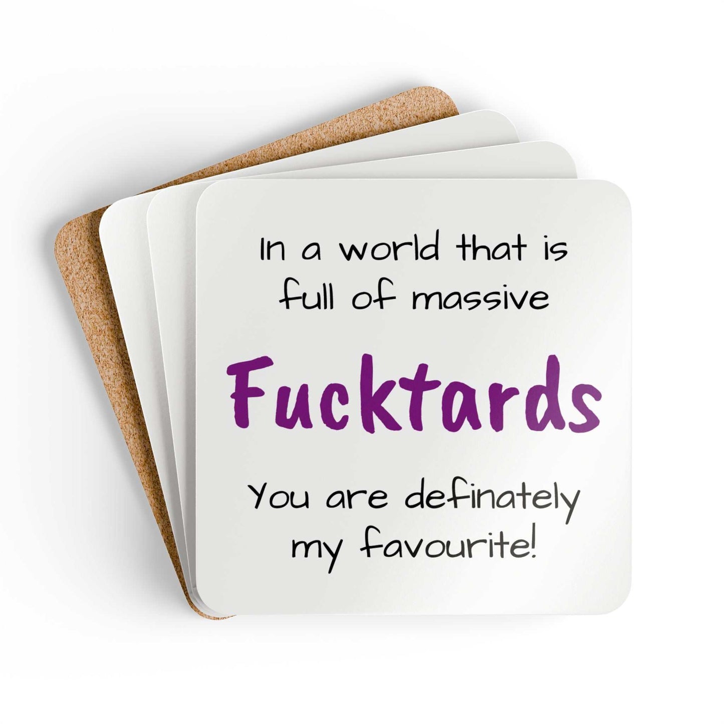 massive fucktards coaster set designed by Littlebitz