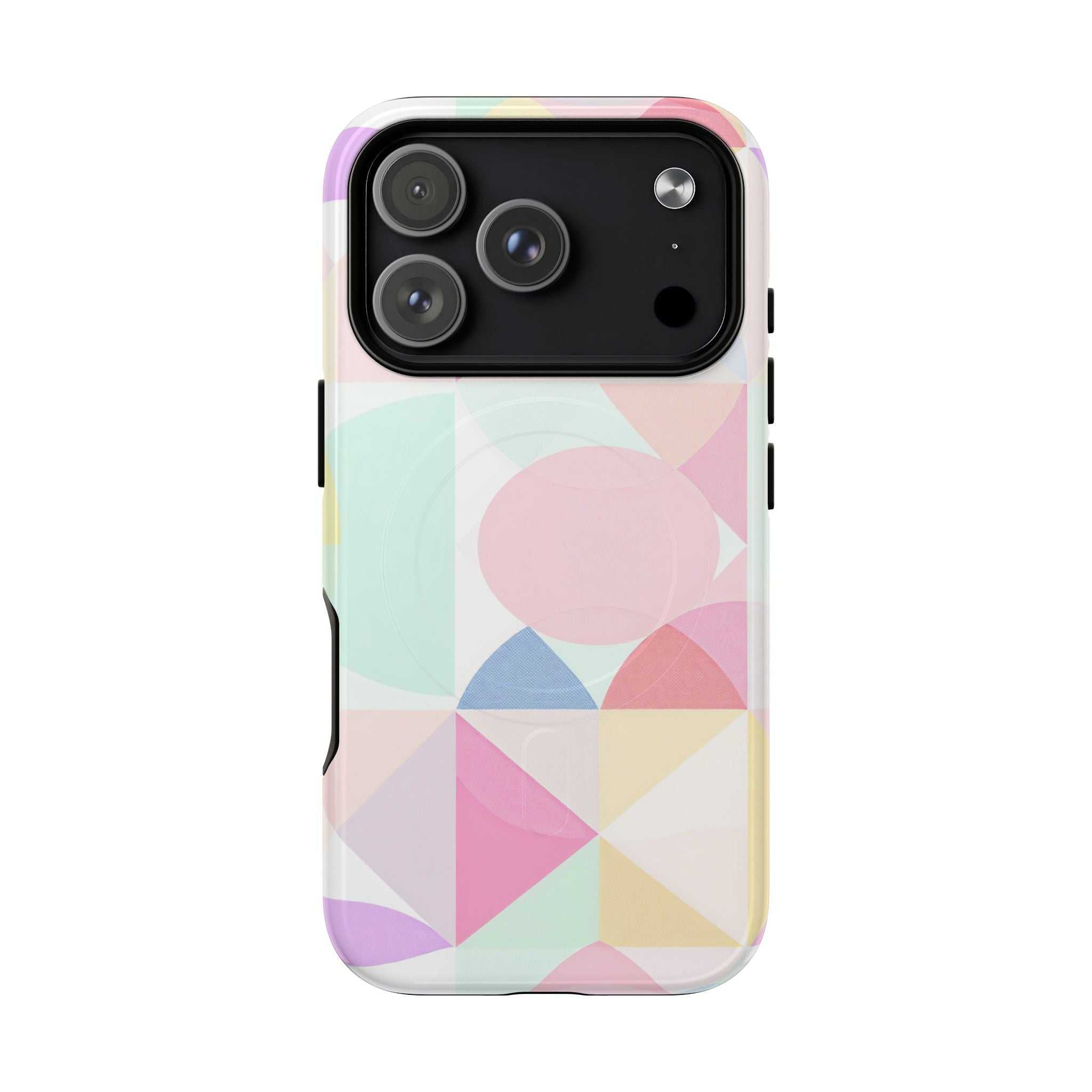 Pastel Geo Print iPhone Magsafe Phone Case