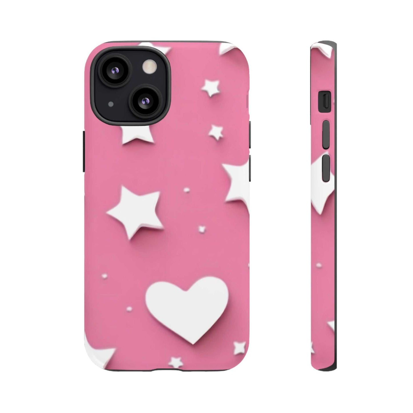 Hearts and Stars Phone Case Designed By Littlebitz 