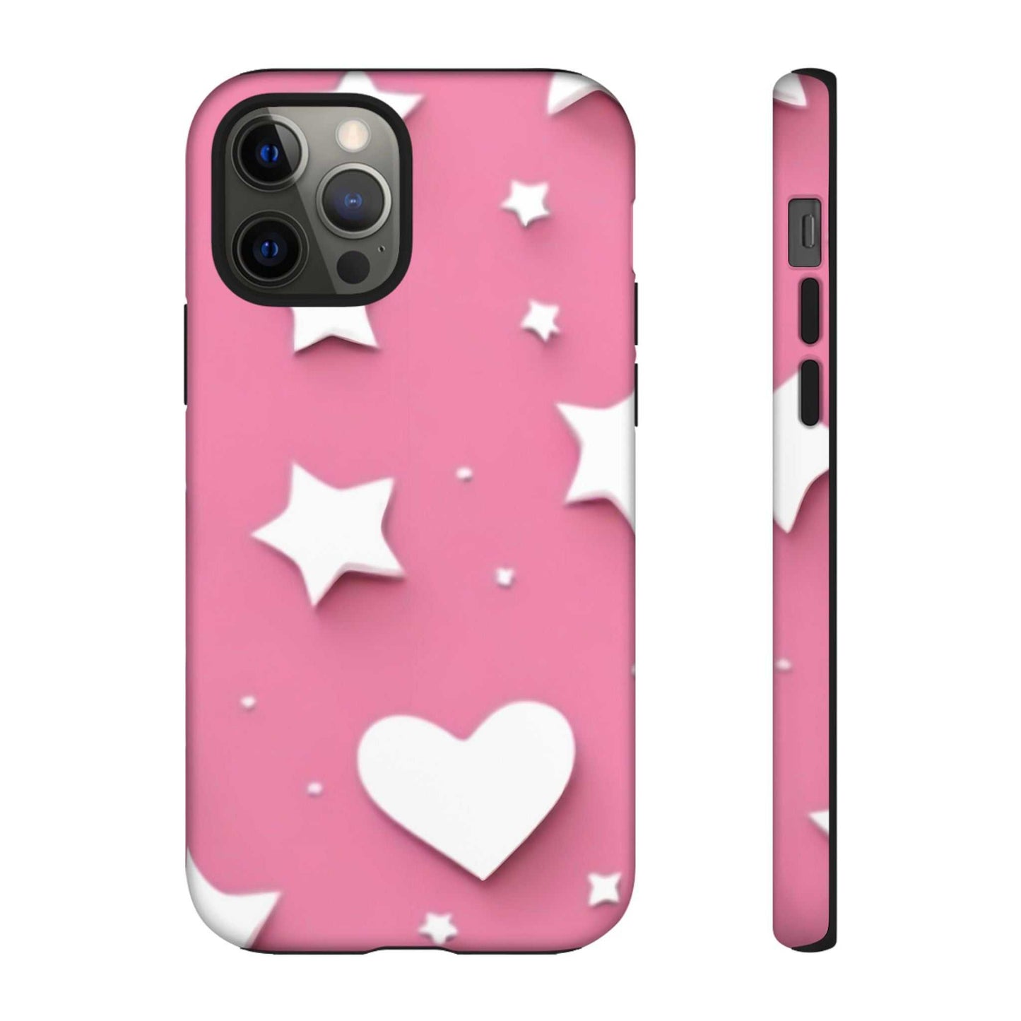 Hearts and Stars Phone Case Designed By Littlebitz 