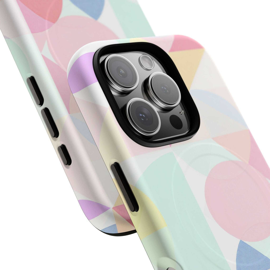 Pastel Geo Print iPhone Magsafe Phone Case