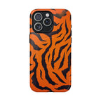 Orange Tiger Print iPhone Magsafe Phone Case