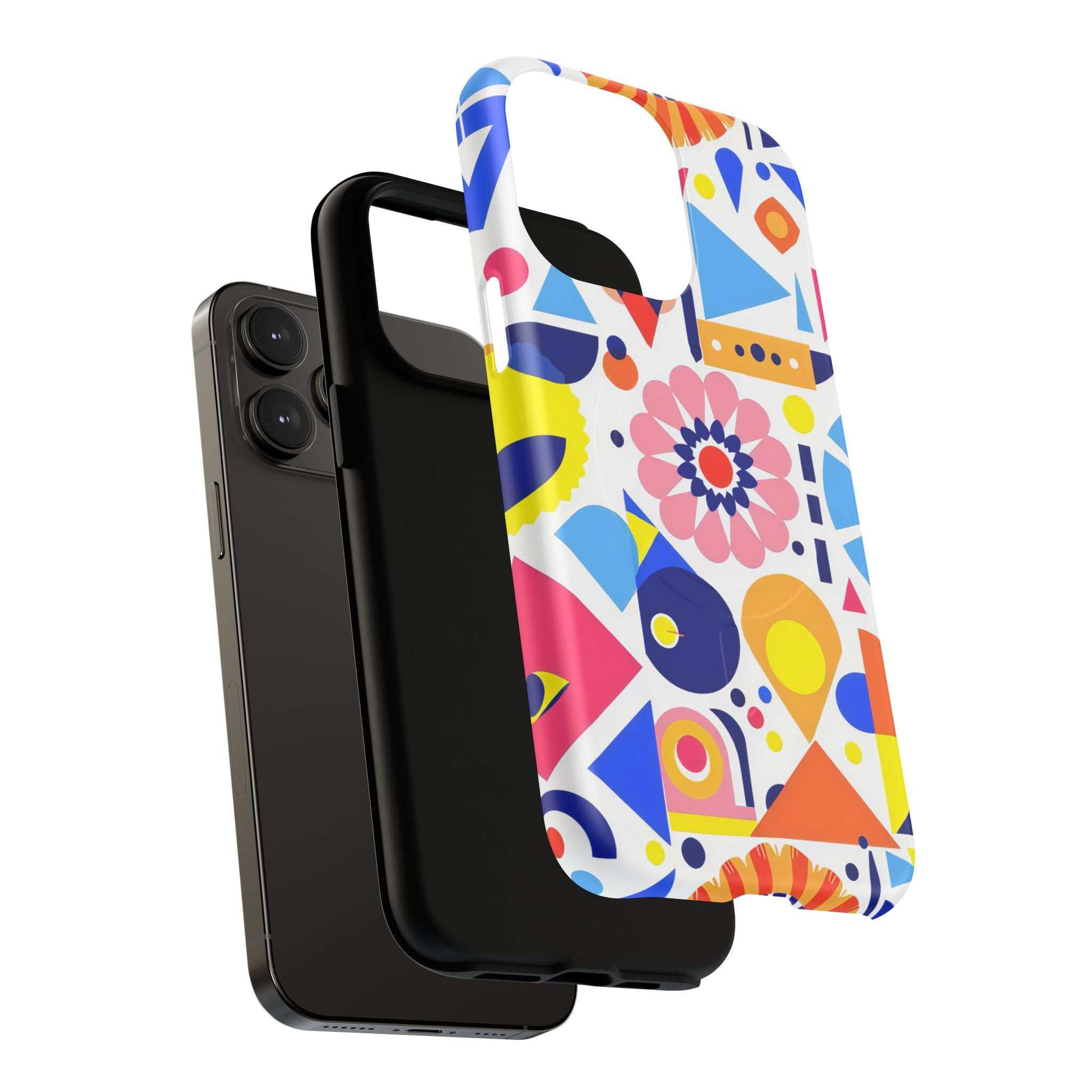 Bright Geo Print iPhone Magsafe Phone Case
