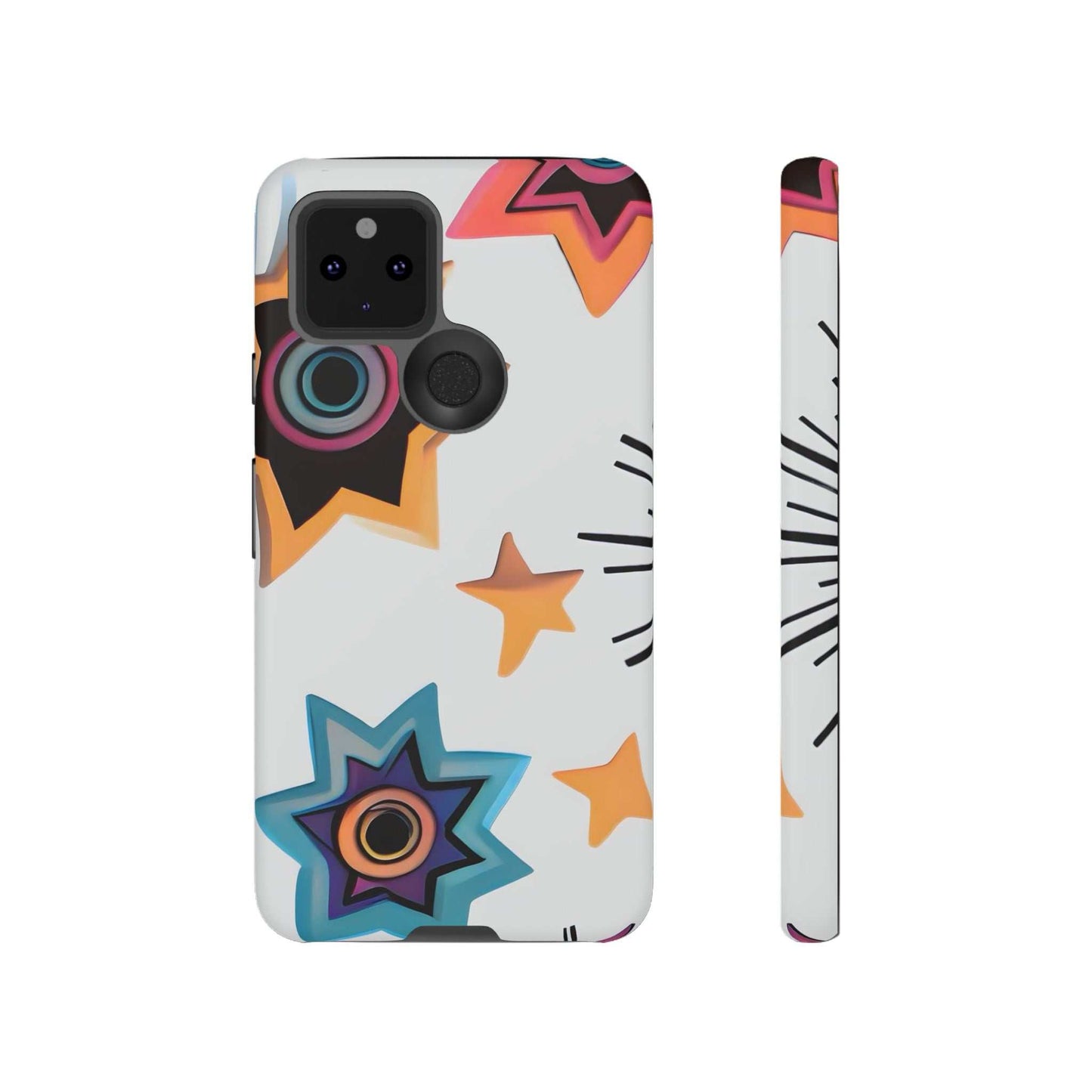 Vibrant Funky Google Pixel Phone Case designed by Littlebitz 