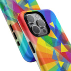 Geometric Pride Design iPhone Magsafe Phone Case
