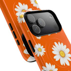 Orange Daisy Design iPhone Magsafe Phone Case