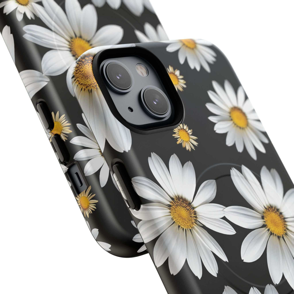 Black Daises iPhone Magsafe Phone Case