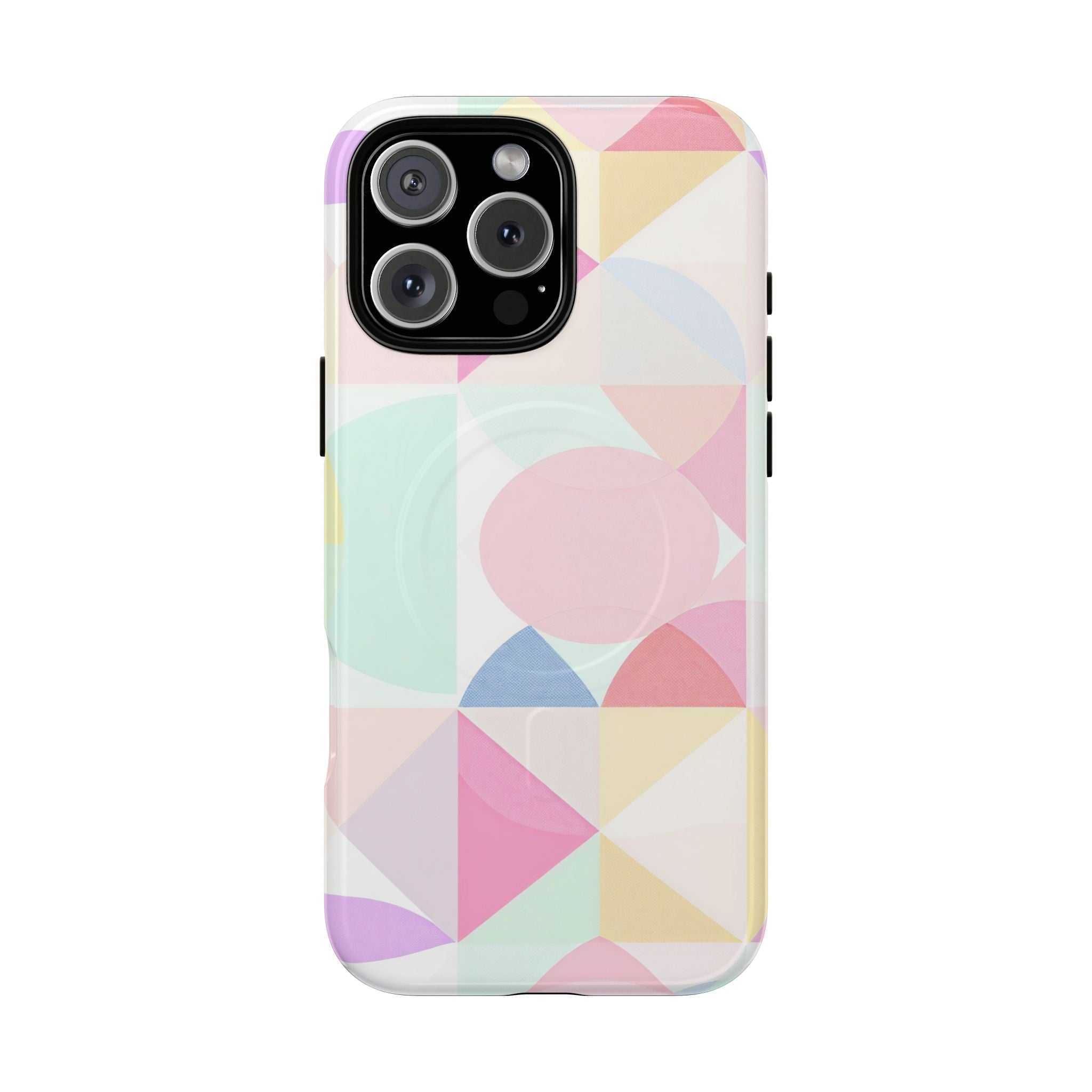 Pastel Geo Print iPhone Magsafe Phone Case