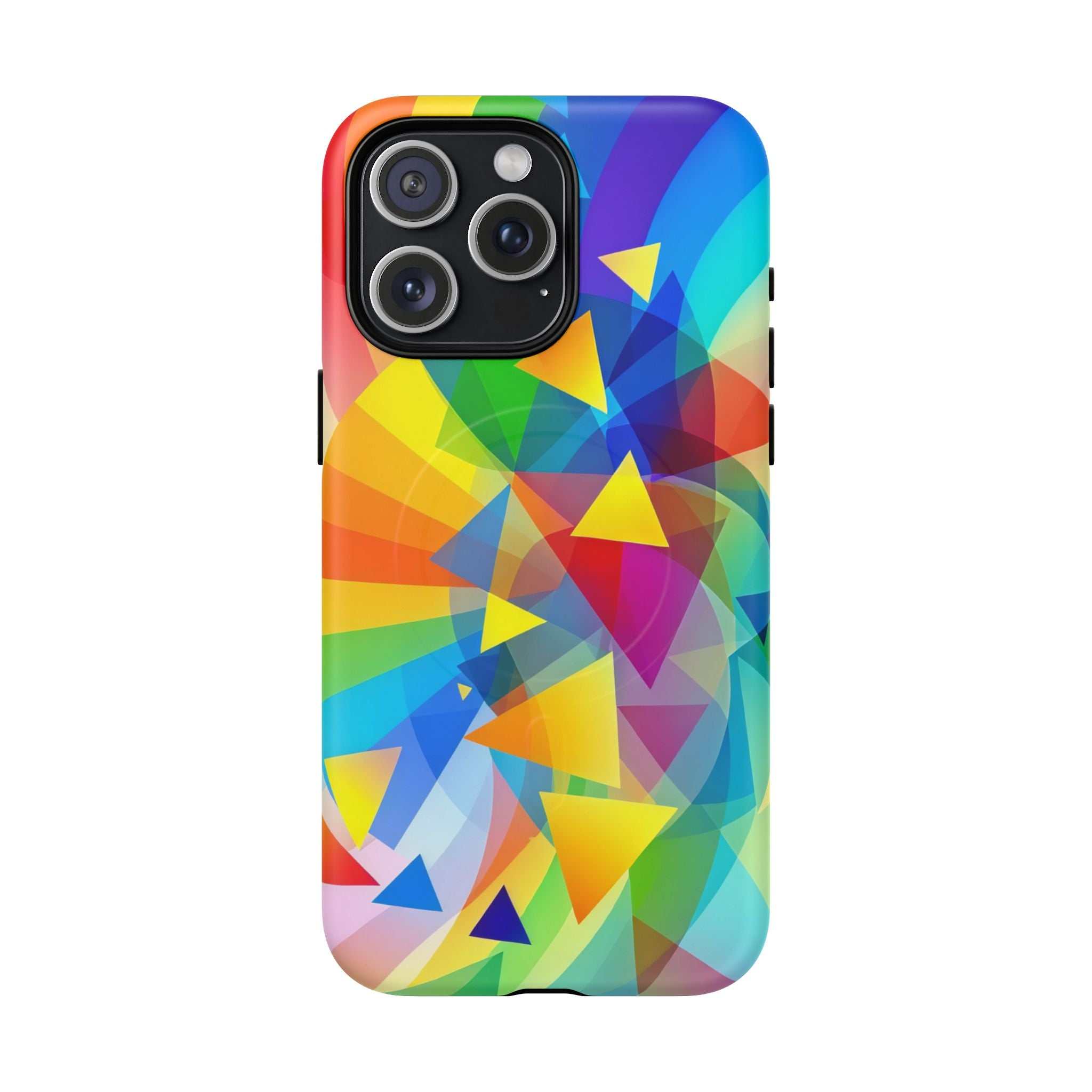 Geometric Pride Design iPhone Magsafe Phone Case