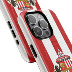 Sunderland FC MagSafe iPhone case with red and white design and club-inspired crest