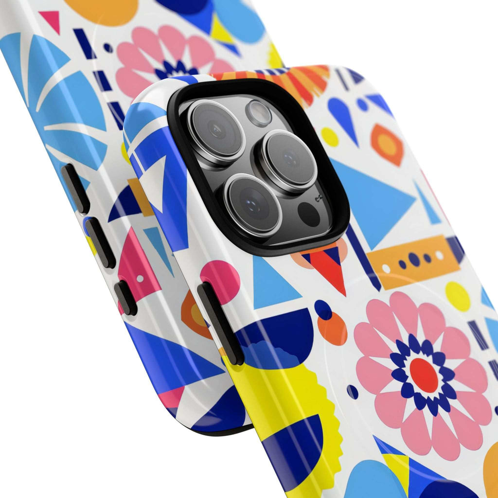 Bright Geo Print iPhone Magsafe Phone Case