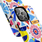 Bright Geo Print iPhone Magsafe Phone Case