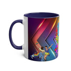 LGBTQ+ Pride Mug with vibrant rainbow design, 11oz ceramic, colorful and supportive.