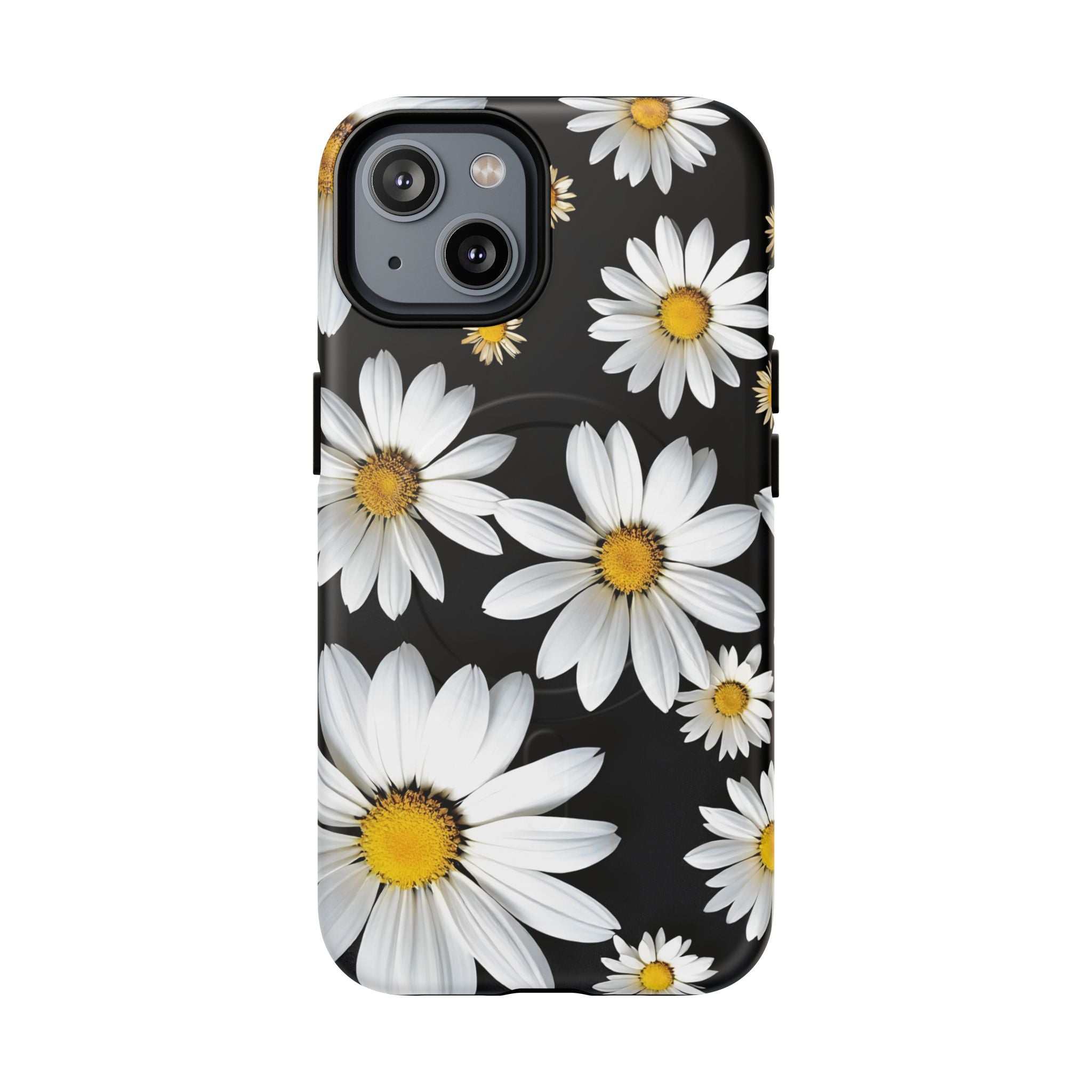 Black Daises iPhone Magsafe Phone Case