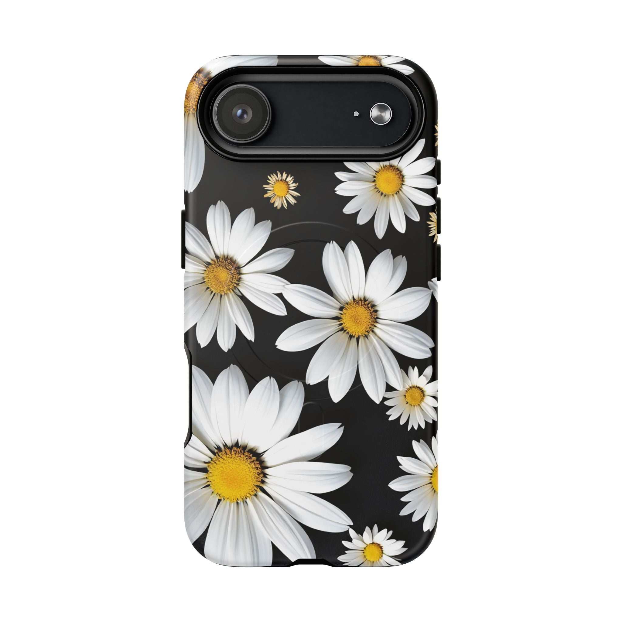 Black Daises iPhone Magsafe Phone Case