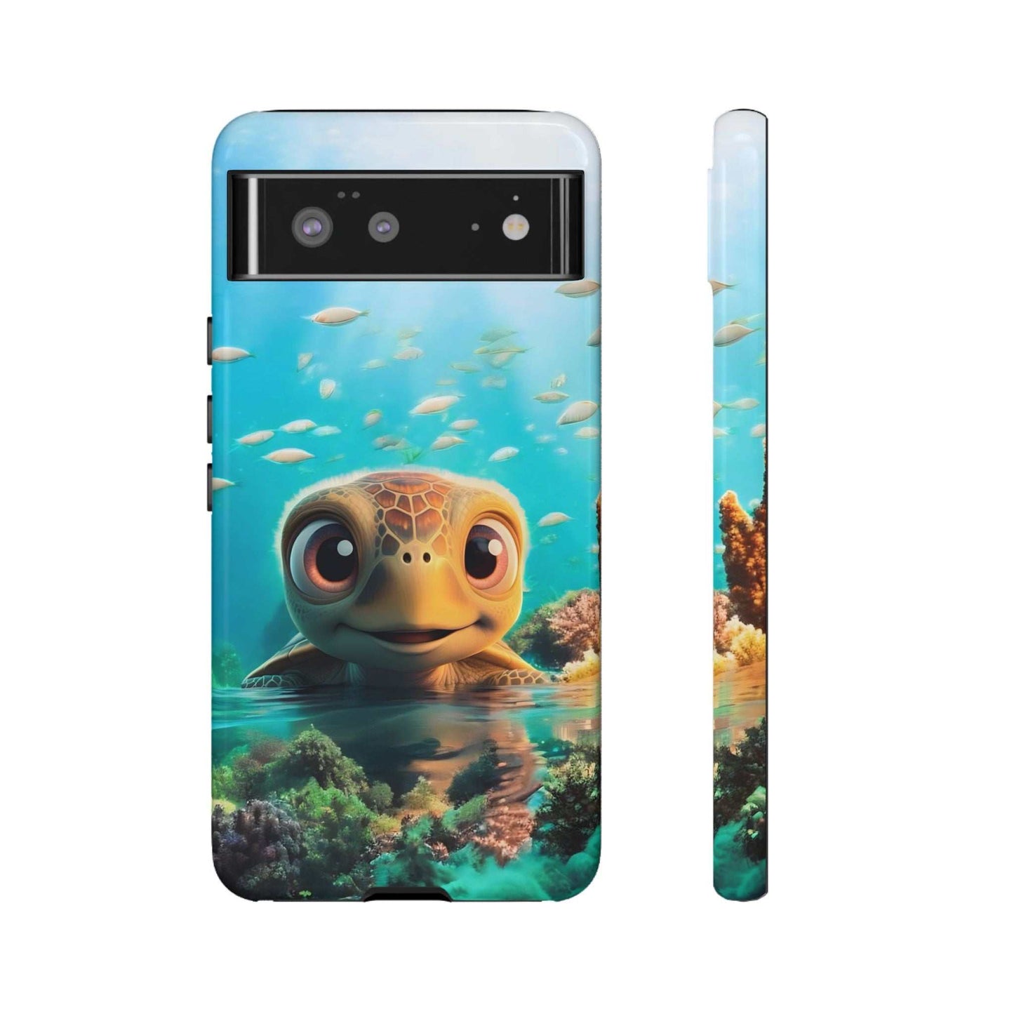 Sea Turtle Google Pixel Phone Case designed by Littlebitz 