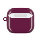 Burnley FC AirPods protective case in claret color with glossy finish and wireless charging support