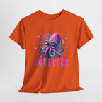 Squirter Fun Squid T-Shirt with playful squid design on soft cotton tee