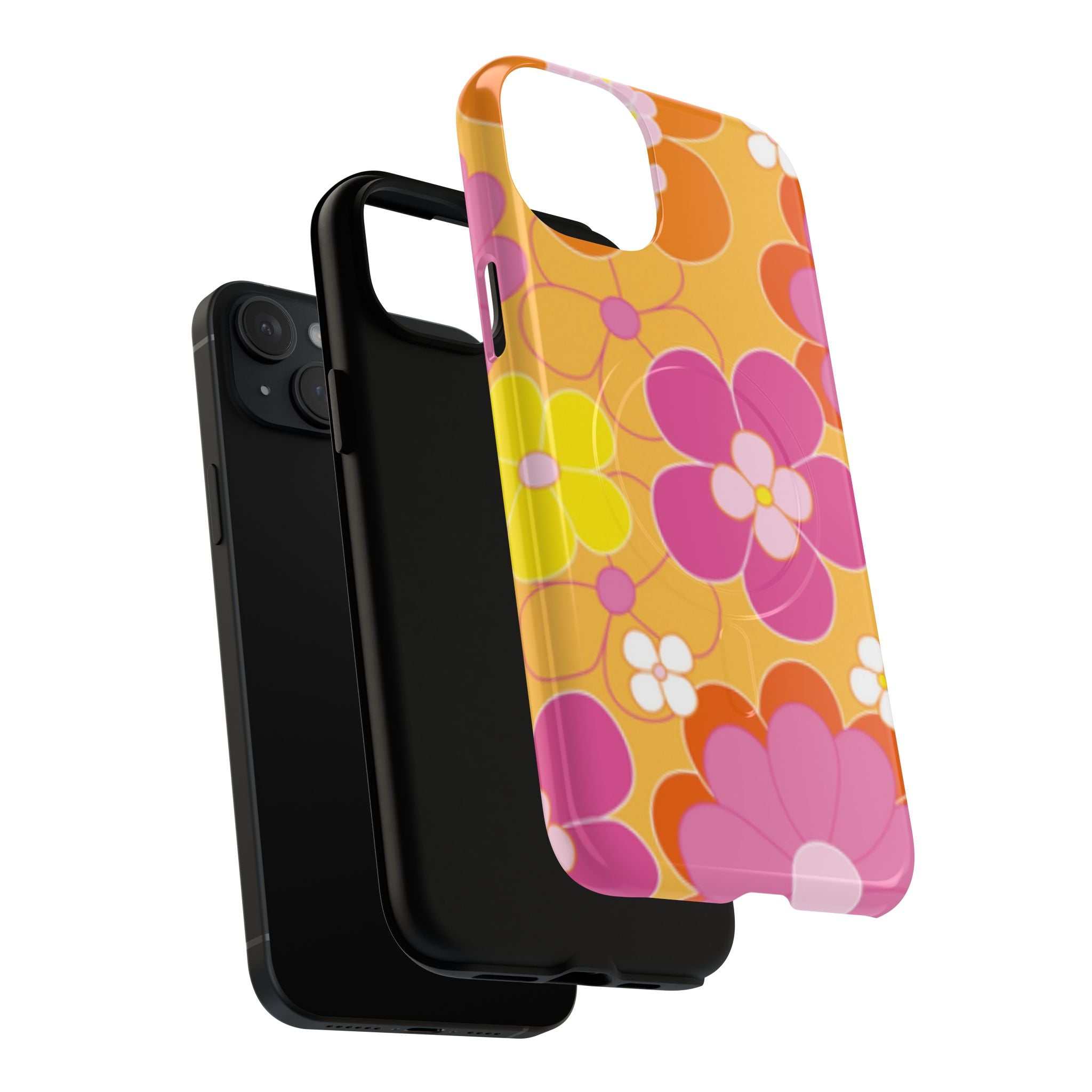 Retro Floral iPhone Magsafe Phone Case