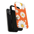 Orange Daisy Design iPhone Magsafe Phone Case