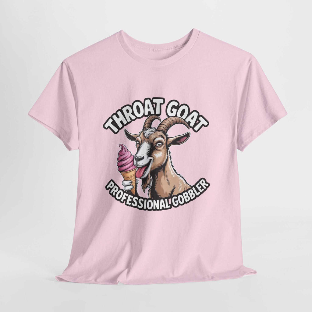 Black Throat Goat T-Shirt with bold graphic design, 100% cotton, comfortable fit