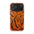 Orange Tiger Print iPhone Magsafe Phone Case