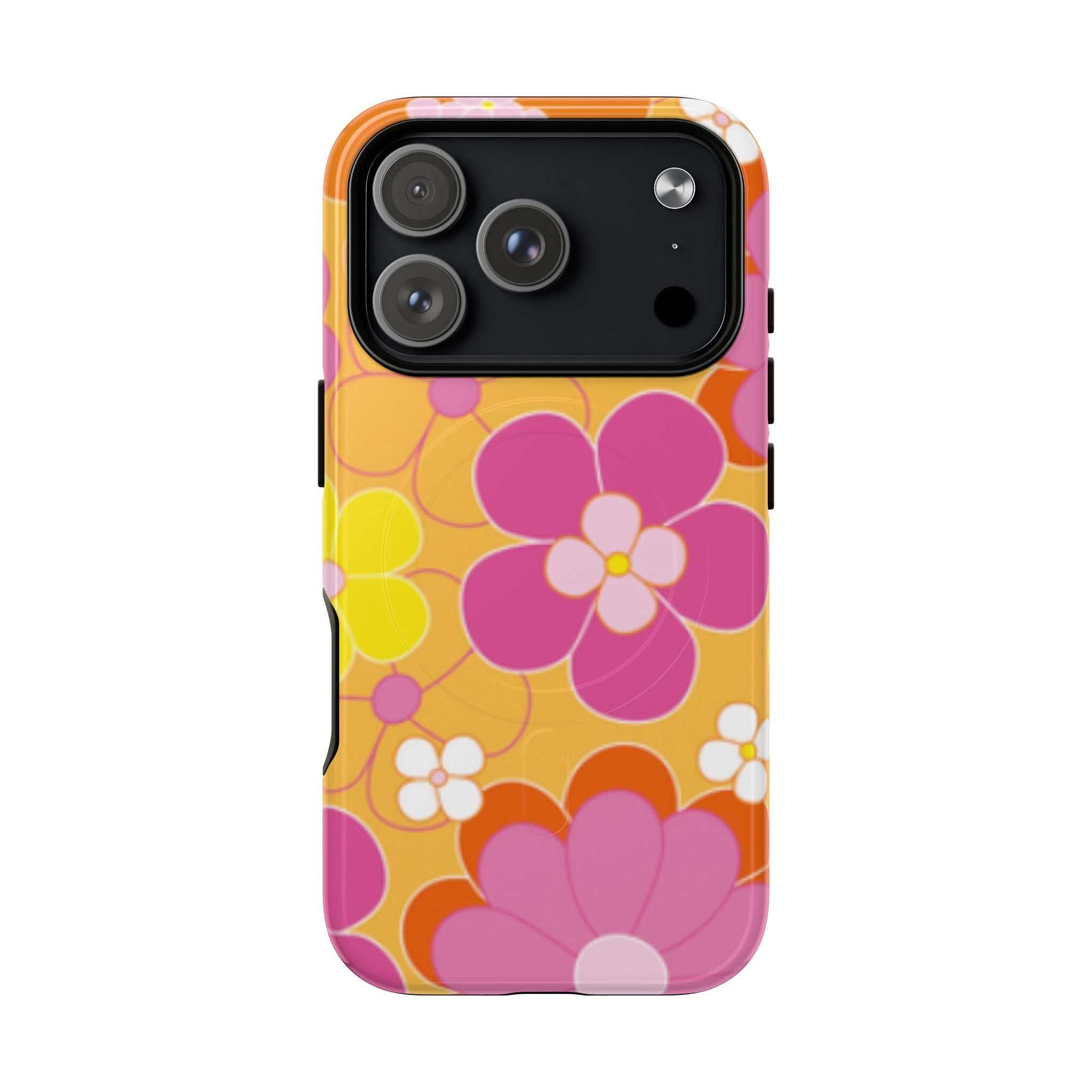 Retro Floral iPhone Magsafe Phone Case