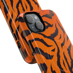 Orange Tiger Print iPhone Magsafe Phone Case