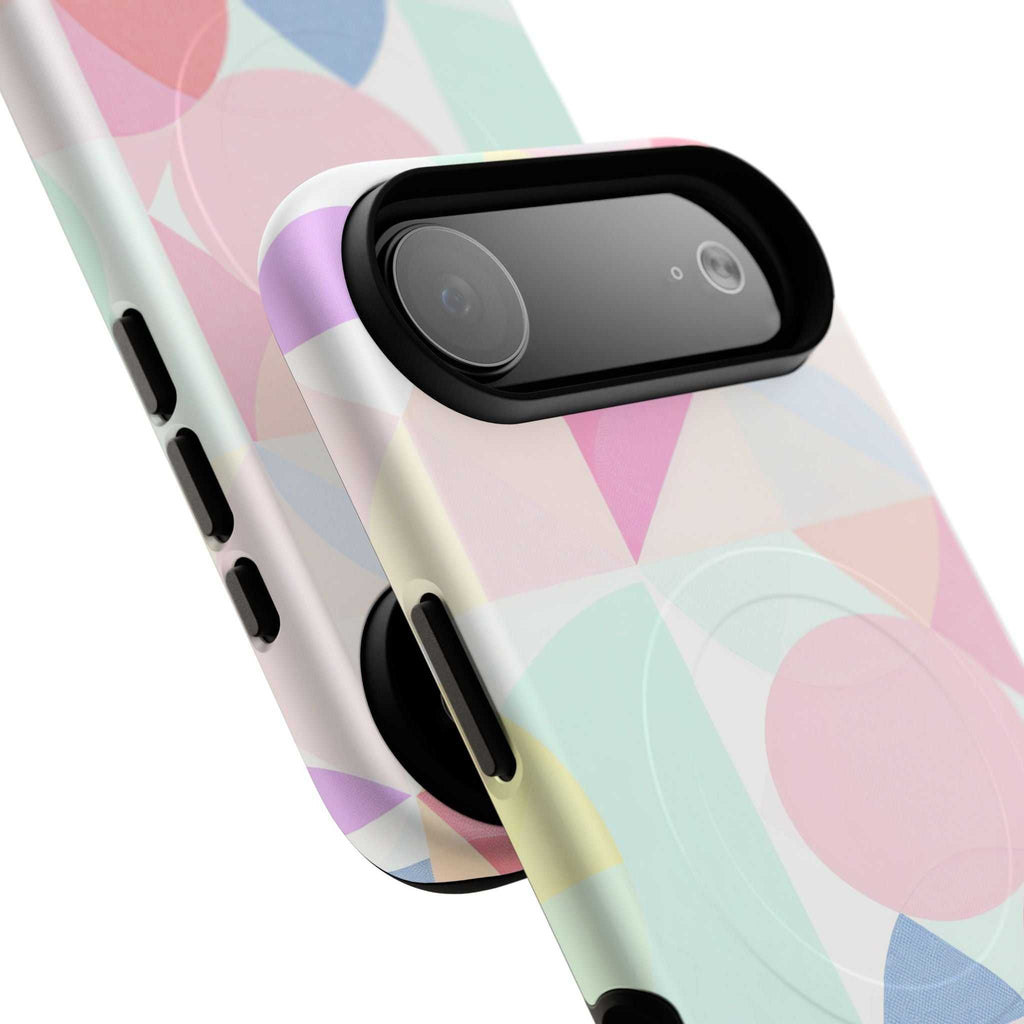 Pastel Geo Print iPhone Magsafe Phone Case