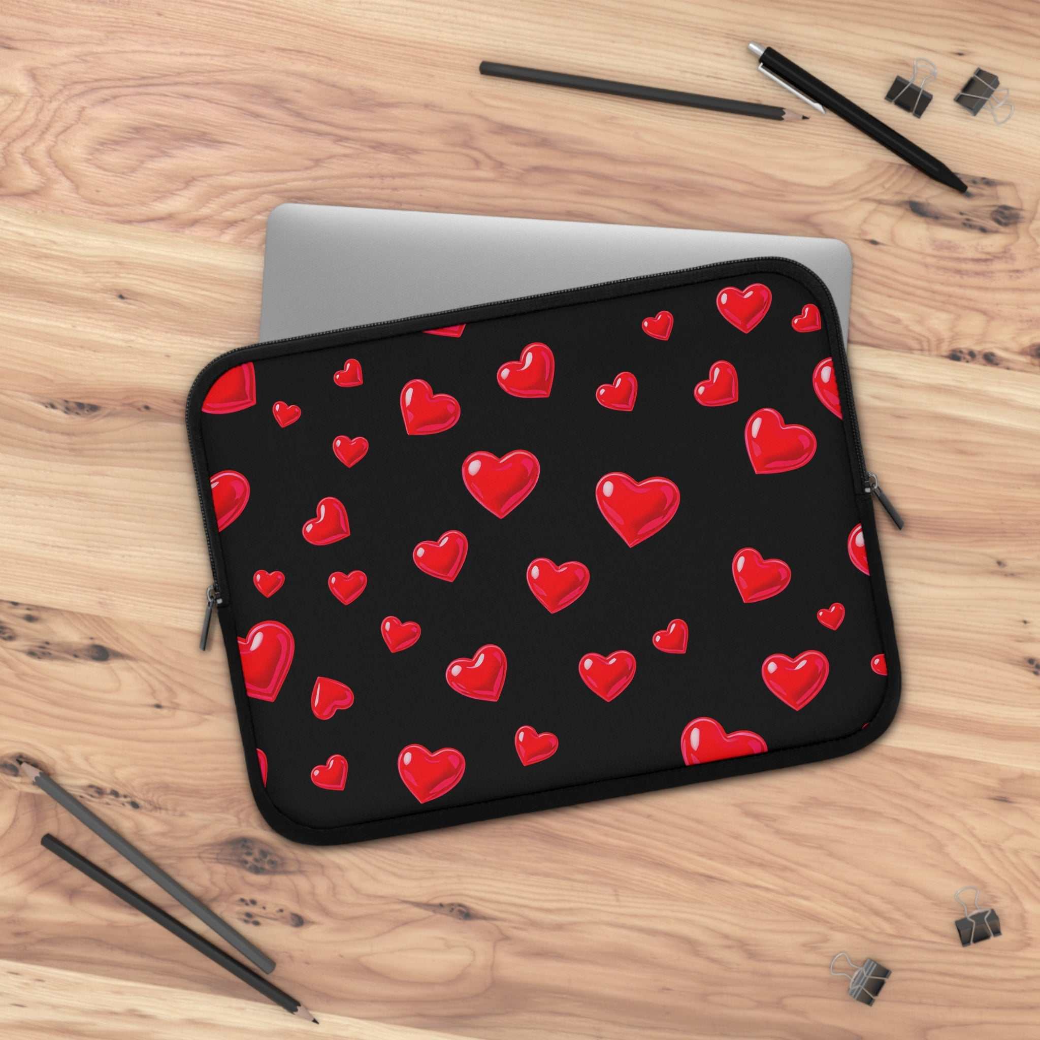Black Heart Laptop Sleeve