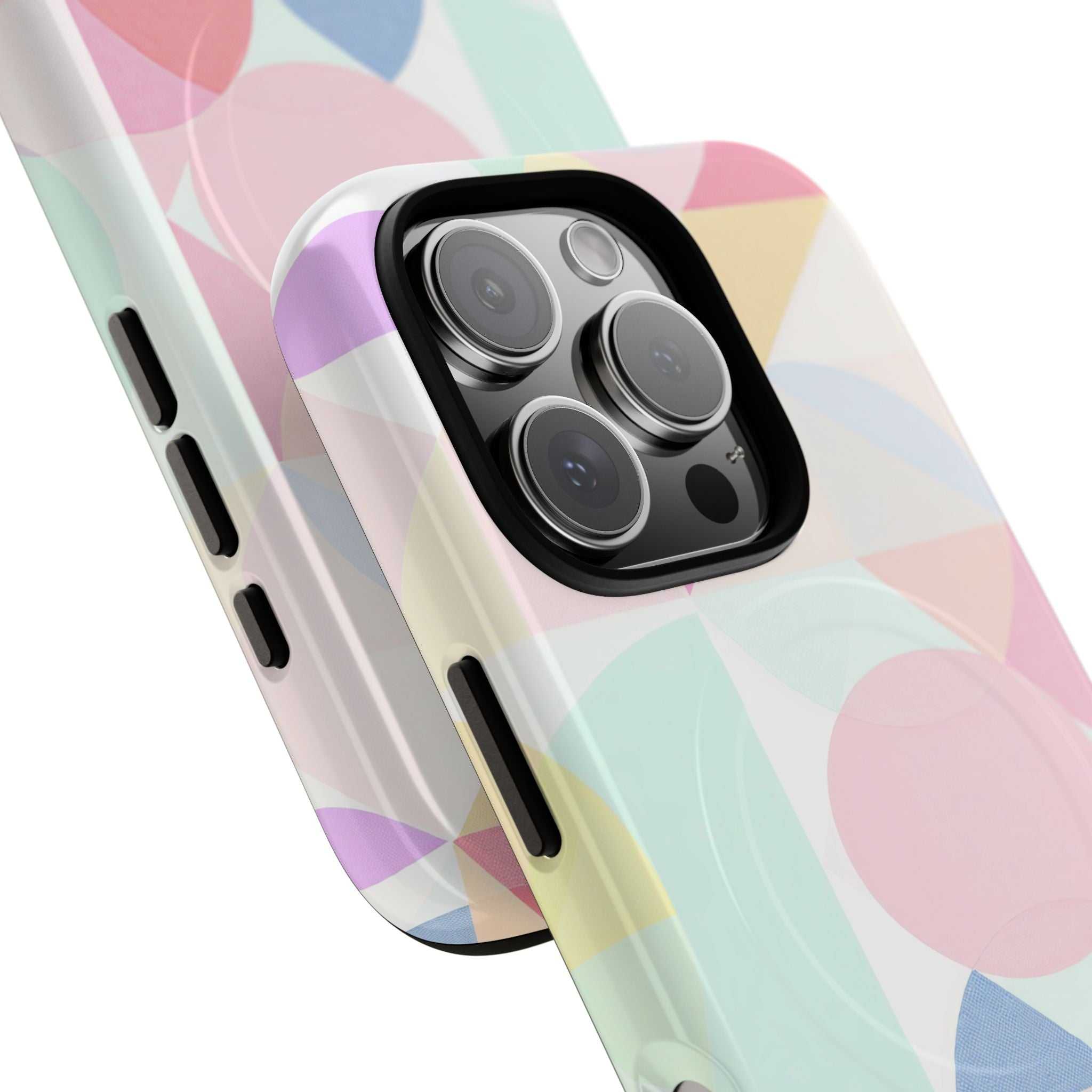 Pastel Geo Print iPhone Magsafe Phone Case