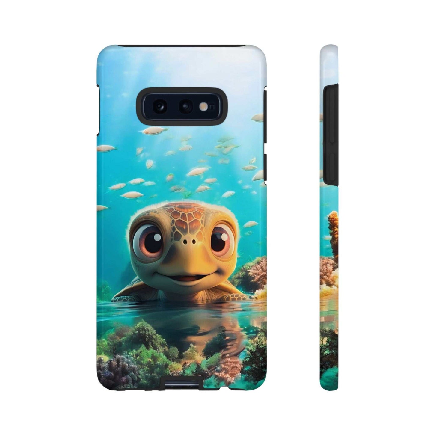 Cute Sea Turtle Samsung Phone Case designed by Littlebitz