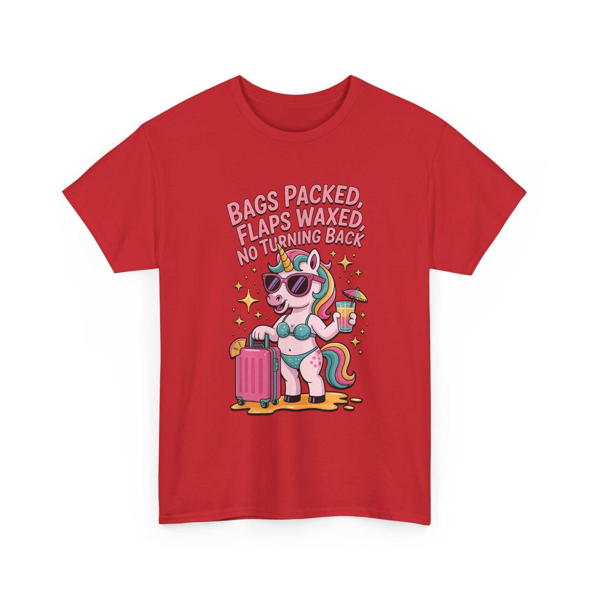 Bags Packed Flaps Waxed No Turning Back T-Shirt for girls trips and vacations
