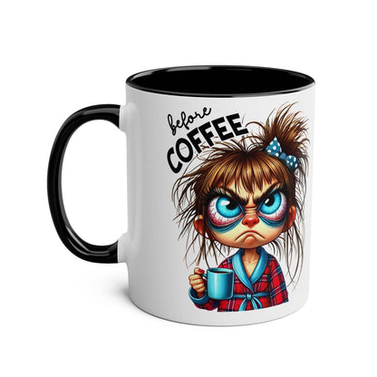 Fun Sarcastic Coffee Mug with humorous graphic and text, perfect for coffee lovers.