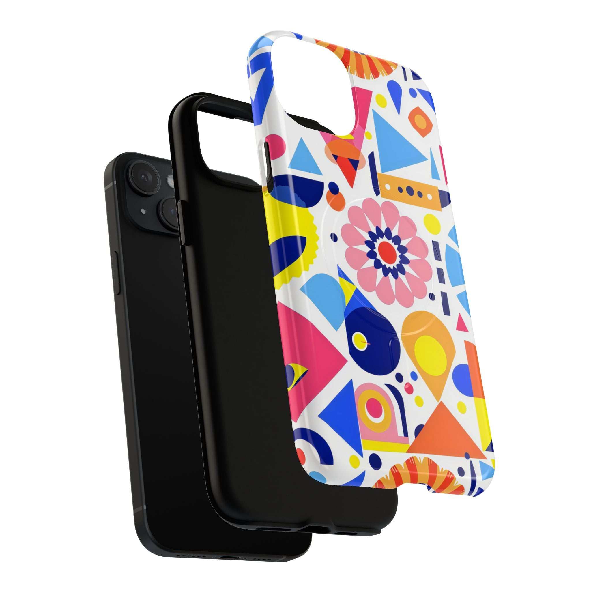Bright Geo Print iPhone Magsafe Phone Case