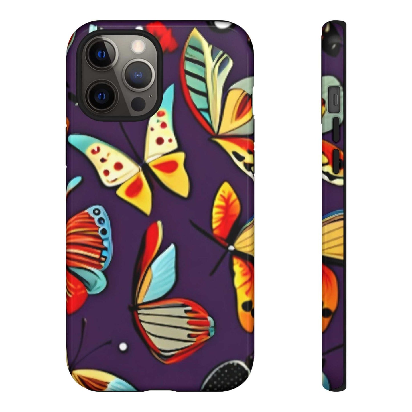 Bright Vibrant Butterfly Phone Case Designed By Littlebitz 