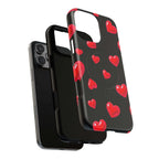 Black Hearts iPhone Magsafe Phone Case