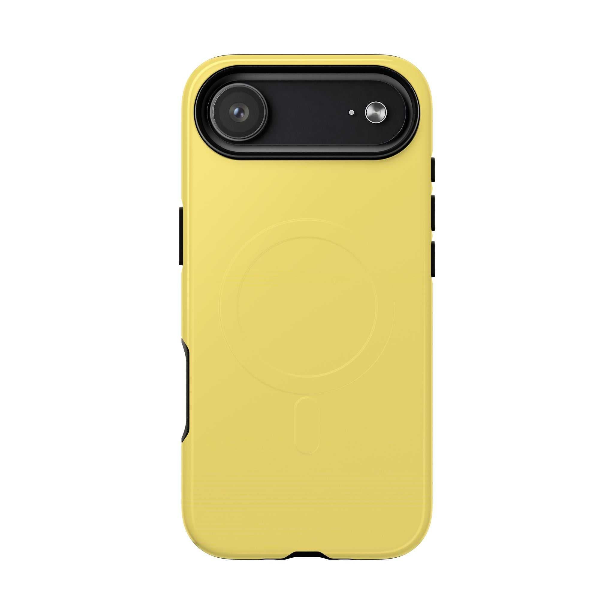 Lemon Yellow iPhone Magsafe Phone Case